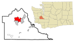 Thurston County Washington Incorporated and Unincorporated areas Olympia Highlighted